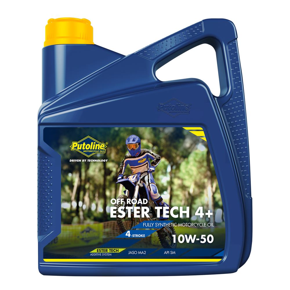 Putoline Ester Tech Off Road 4+ 10w50 4T Fully Synthetic Motorcycle Oil 4 Litre